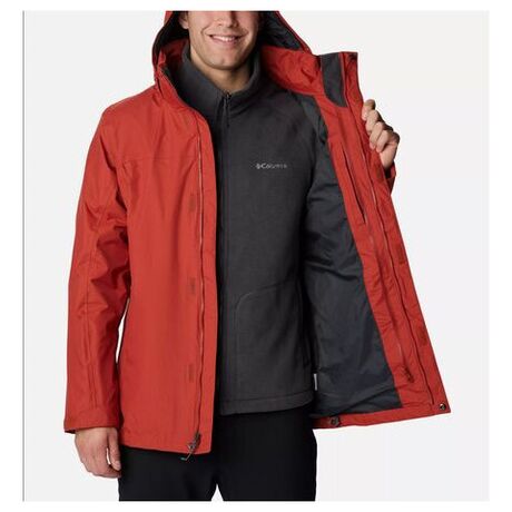 Mission Air Interchange Jacket Warp Red Ανδρικό Μπουφάν Columbia