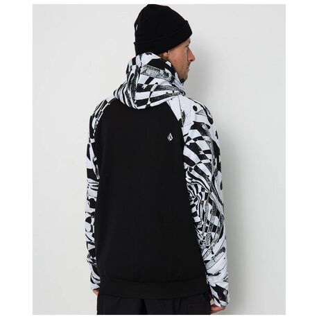 Φούτερ Hydro Riding Hoodie Black White Ανδρικό Volcom