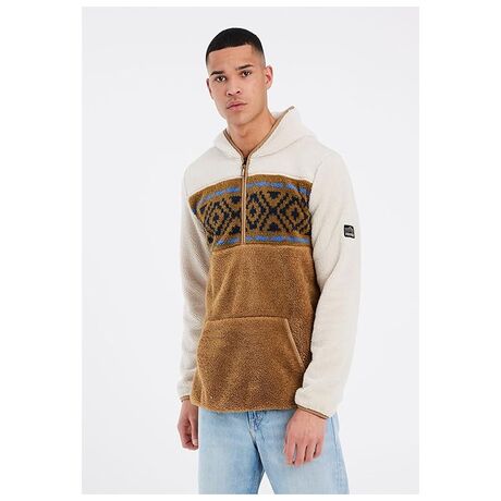 Prtfrias Sandy Brown Ανδρική Μπλούζα Fleece Protest