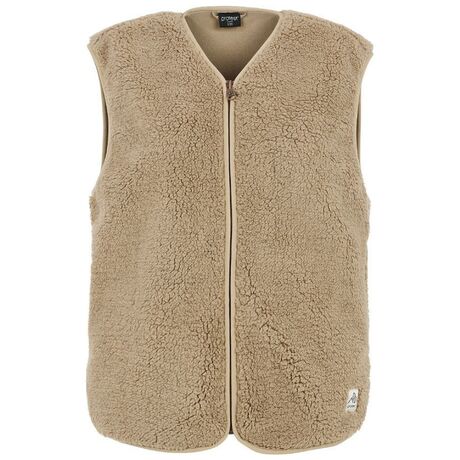 Prtgela Bodywarmer Bamboo Beige Γυναικείο Αμάνικο Fleece Protest