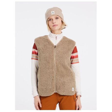 Prtgela Bodywarmer Bamboo Beige Γυναικείο Αμάνικο Fleece Protest