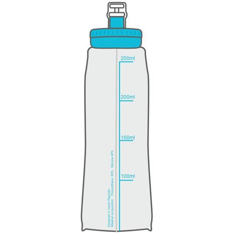 Hydro-U Light Blue Μπουκάλι Σιλικόνης 300ml Kilpi