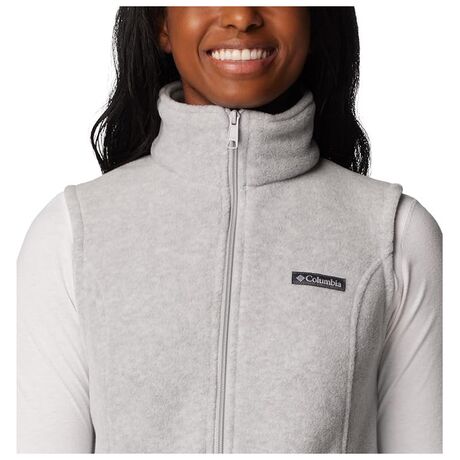 Benton Springs Vest Cirrus Grey Heather Γυναικείo Αμάνικο Fleece Columbia