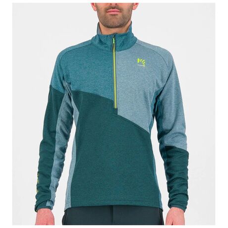 Μπλούζα Fleece Karpos Ανδρική Federa Forest/Balsam/North Atlantic