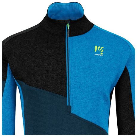 Federa Half Zip Midnight/Black/Diva Blue Ανδρικό Fleece Karpos