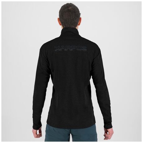 Pizzocco Black Ανδρικό Half Zip Fleece Karpos