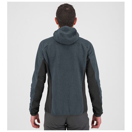 Rocchetta Hoodie Dark Slate/Black Ανδρική Ζακέτα Fleece Karpos