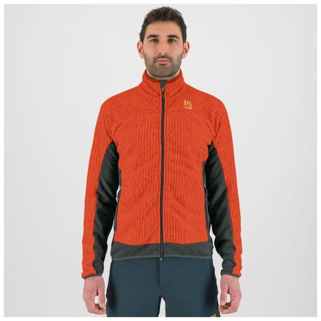 Rocchetta Spicy Orange/Black Sand Ανδρική Ζακέτα Fleece Karpos