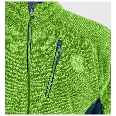 Vertice Midnight/Green Flash Ανδρική Ζακέτα Fleece Karpos