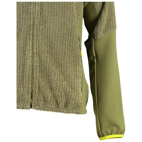 Jacket 302432M Waffle Highloft Olive Ανδρική Ζακέτα Fleece GTS