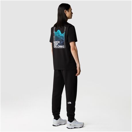 The North Face Foundation Graphic Tee Ανδρικό T-Shirt Tnf Black/Optic Blue