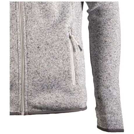 Knitted Fleece Light Grey Ανδρική Ζακέτα Fleece GTS