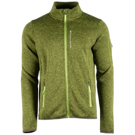 Knitted Fleece Olive Ανδρική Ζακέτα Fleece GTS