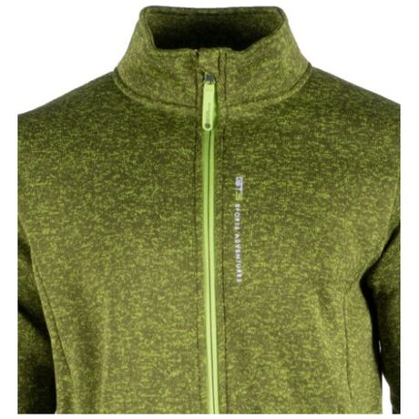 Knitted Fleece Olive Ανδρική Ζακέτα Fleece GTS