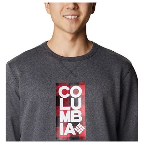 Logo Crew Grey Ανδρική Μπλούζα Columbia