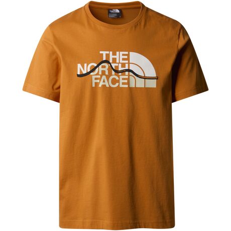 The North Face Mountain Line Tee Ανδρικό T-Shirt Desert Rust
