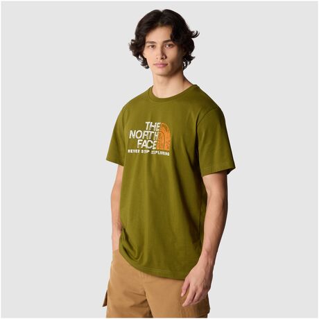 The North Face Rust 2 Tee Ανδρικό T-Shirt Forest Olive