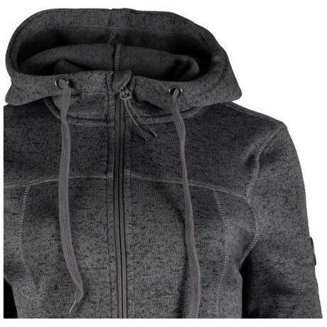 Jacket 407532L Knitted Hoodie Carbon Γυναικεία Ζακέτα GTS