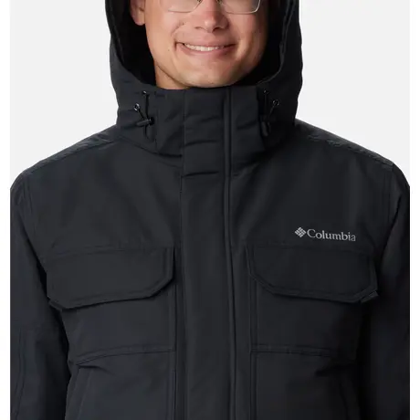 Landroamer M Down Parka Black Ανδρικό Μπουφάν Columbia