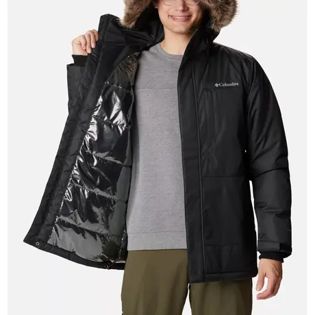 Leif Trail M Parka Black Ανδρικό Μπουφάν Columbia