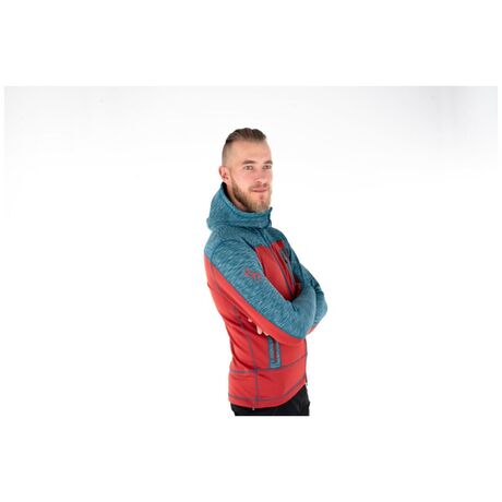 Assasin-M Dark Red Ανδρική Ζακέτα Fleece Kilpi