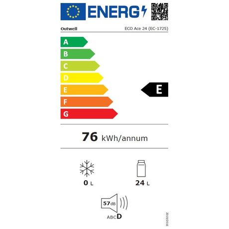 Ηλεκτρικό Ψυγείο Coolbox ECO Ace 24ltr 12V/230V Green Outwell
