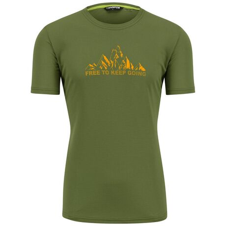 Ανδρικό T-Shirt Loma Print Jersey Rifle Green/Radiant Karpos