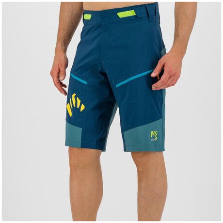 Ανδρική Βερμούδα Rapid Baggy Shorts Refl. Pond/Hydro/Yellow Fluo Karpos