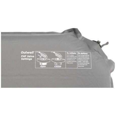 Αυτοφούσκωτο Στρώμα 7.5cm Sleepin Double Black Outwell