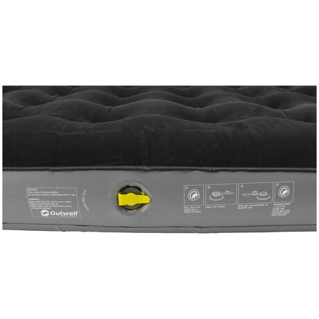 Στρώμα Φουκωτό Flock Classic Double Black/Grey Outwell