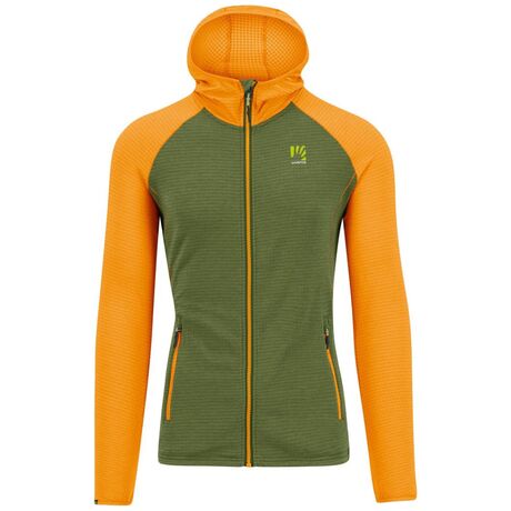 Ανδρική Ζακέτα Fleece Ambrizzola Full-Zip Hoodie Cedar Green/Radiant Karpos