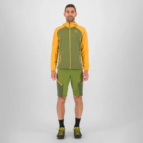 Ανδρική Ζακέτα Fleece Ambrizzola Full-Zip Hoodie Cedar Green/Radiant Karpos