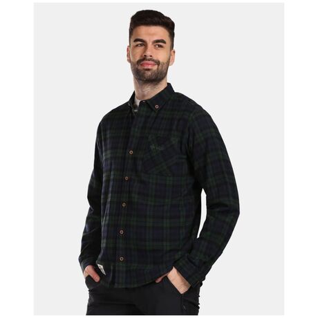 Πουκάμισο Ανδρικό Flanny-M Dark Green Kilpi