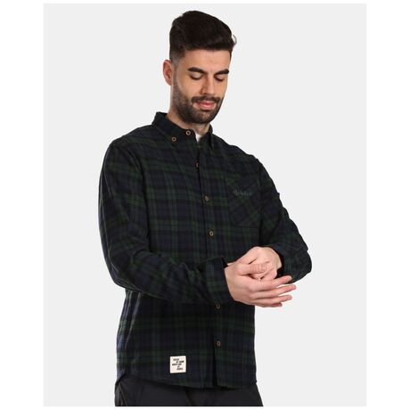 Πουκάμισο Ανδρικό Flanny-M Dark Green Kilpi