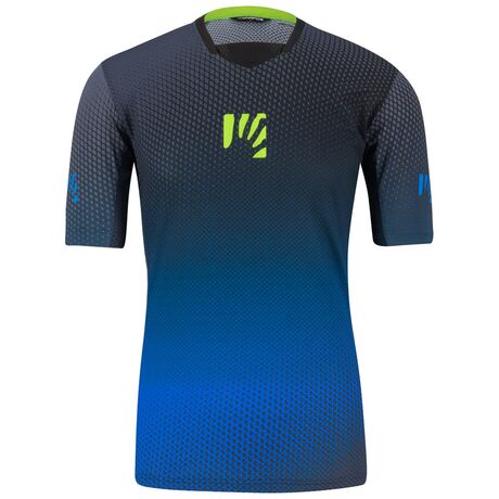 Ανδρικό T-Shirt Val Di Dentro Tee Black/Indigo B./Green Fluo Karpos