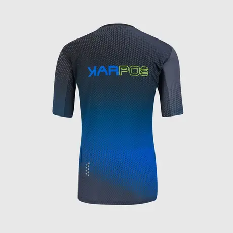 Ανδρικό T-Shirt Val Di Dentro Tee Black/Indigo B./Green Fluo Karpos