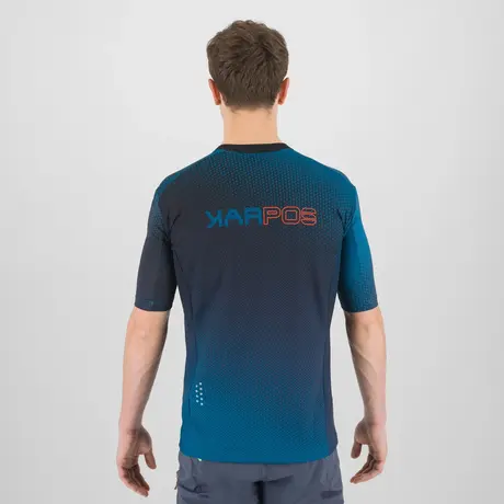Ανδρικό T-Shirt Val Di Dentro Tee Outer Space/Black/Tangerine T. Karpos