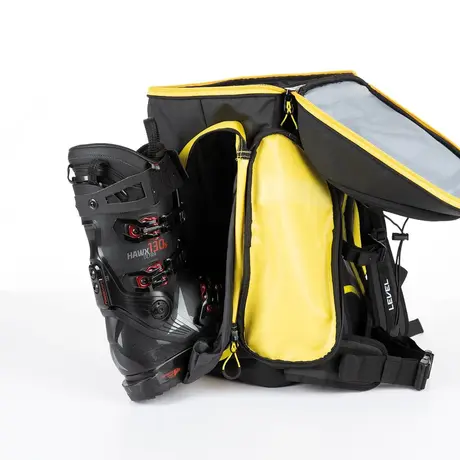 Backpack World Cup Pro 80Lt Black/Yellow Σακίδιο Πλάτης Level