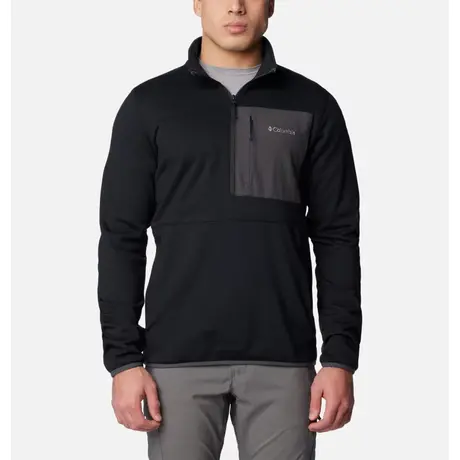 Columbia Hike™ Half Zip Black Ανδρικό Fleece Columbia