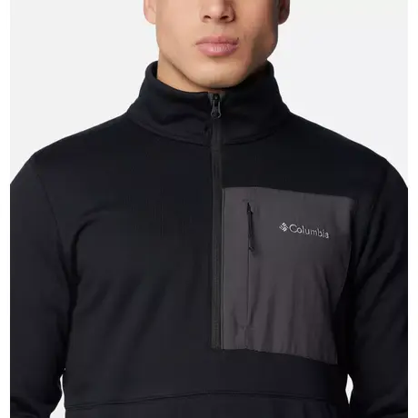 Columbia Hike™ Half Zip Black Ανδρικό Fleece Columbia