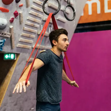 Elastic Bands Red 45kg Ελαστικός Ιμάντας Ενδυνάμωσης Y&Y