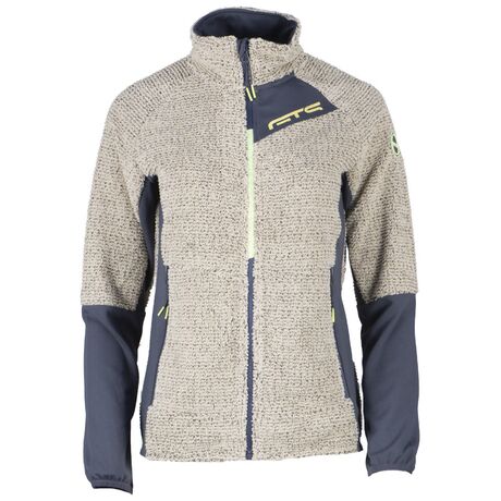 Jacket Waffle Highloft 302442L Ecru Γυναικεία Ζακέτα Fleece GTS