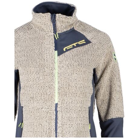 Jacket Waffle Highloft 302442L Ecru Γυναικεία Ζακέτα Fleece GTS
