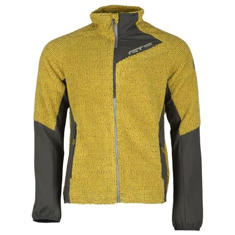 Jacket Waffle Highloft 302442M Curry Ανδρική Ζακέτα Fleece GTS