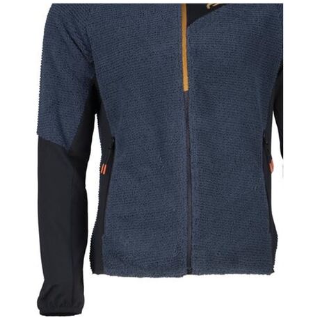 Jacket Waffle Highloft 302442M Petrol Ανδρική Ζακέτα Fleece GTS