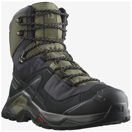Salomon Ανδρικά Μποτάκια Πεζοπορίας Quest Element GTX Black/Deep Lichen Green/Olive Night