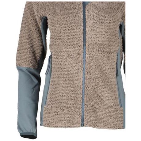 Jacket Waffle Highloft 302442L Taupe Γυναικεία Ζακέτα Fleece GTS