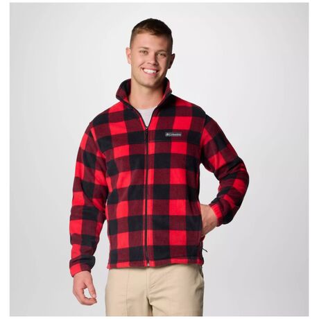 Steens Mountain™ Μ Printed Jacket Mountain Red Ανδρική Ζακέτα Columbia