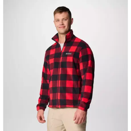 Steens Mountain™ Μ Printed Jacket Mountain Red Ανδρική Ζακέτα Columbia