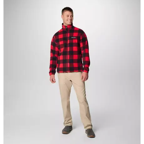 Steens Mountain™ Μ Printed Jacket Mountain Red Ανδρική Ζακέτα Columbia